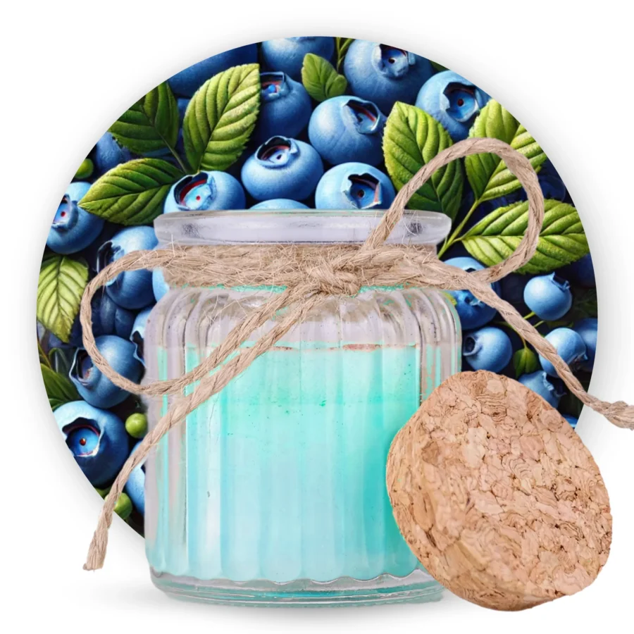 Naturalna Świeca Sojowa Zimowa Jagoda