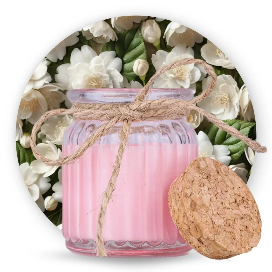 Naturalna Świeca Sojowa Jaśminowa Błogość