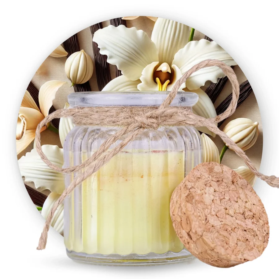 Naturalna Świeca Sojowa Laska Wanilii