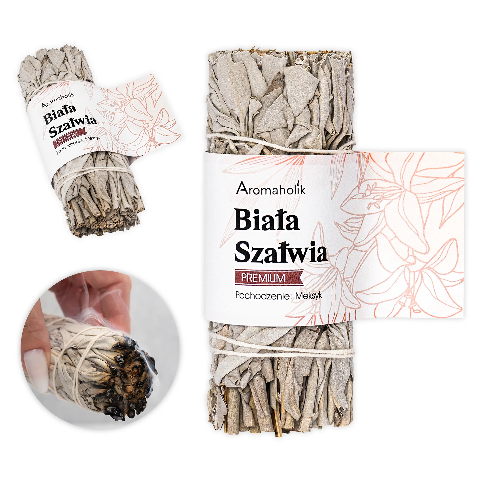 Biała Szałwia - 13cm