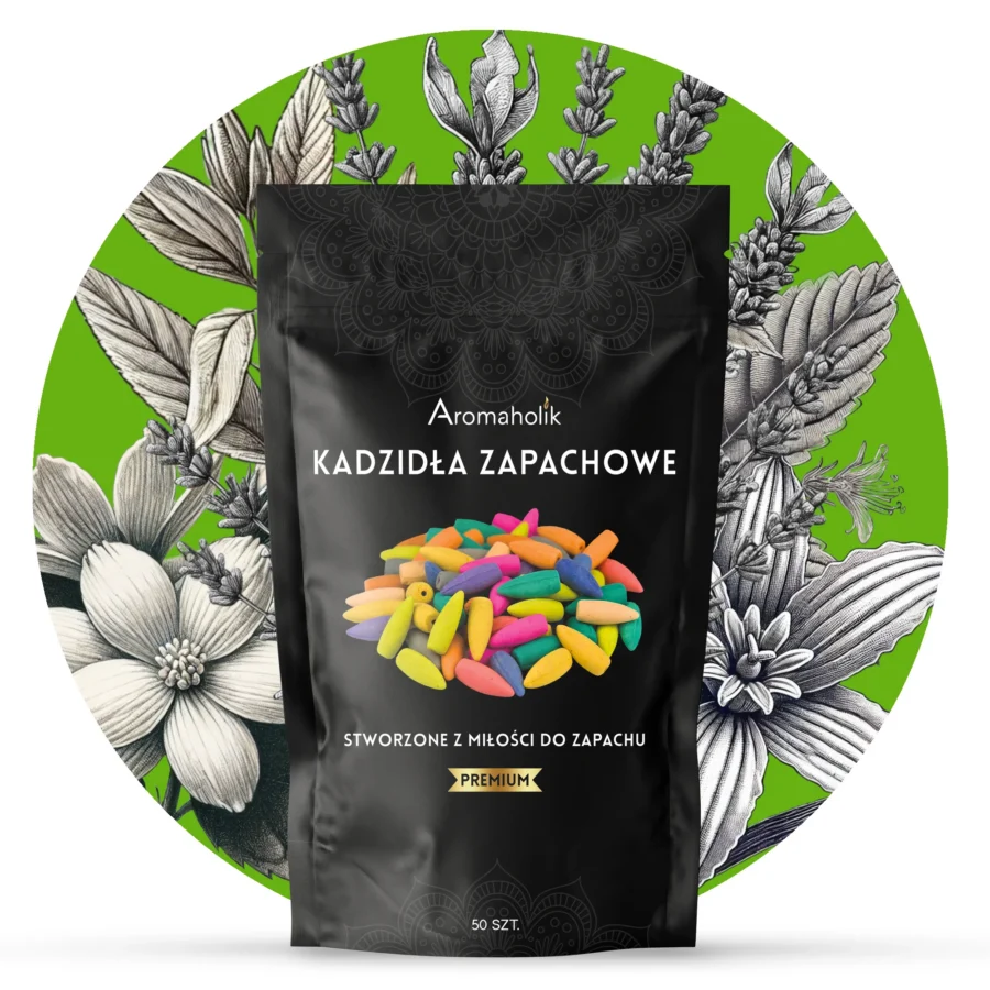 Kadzidełka Stożkowe - 10 Mix 50szt.