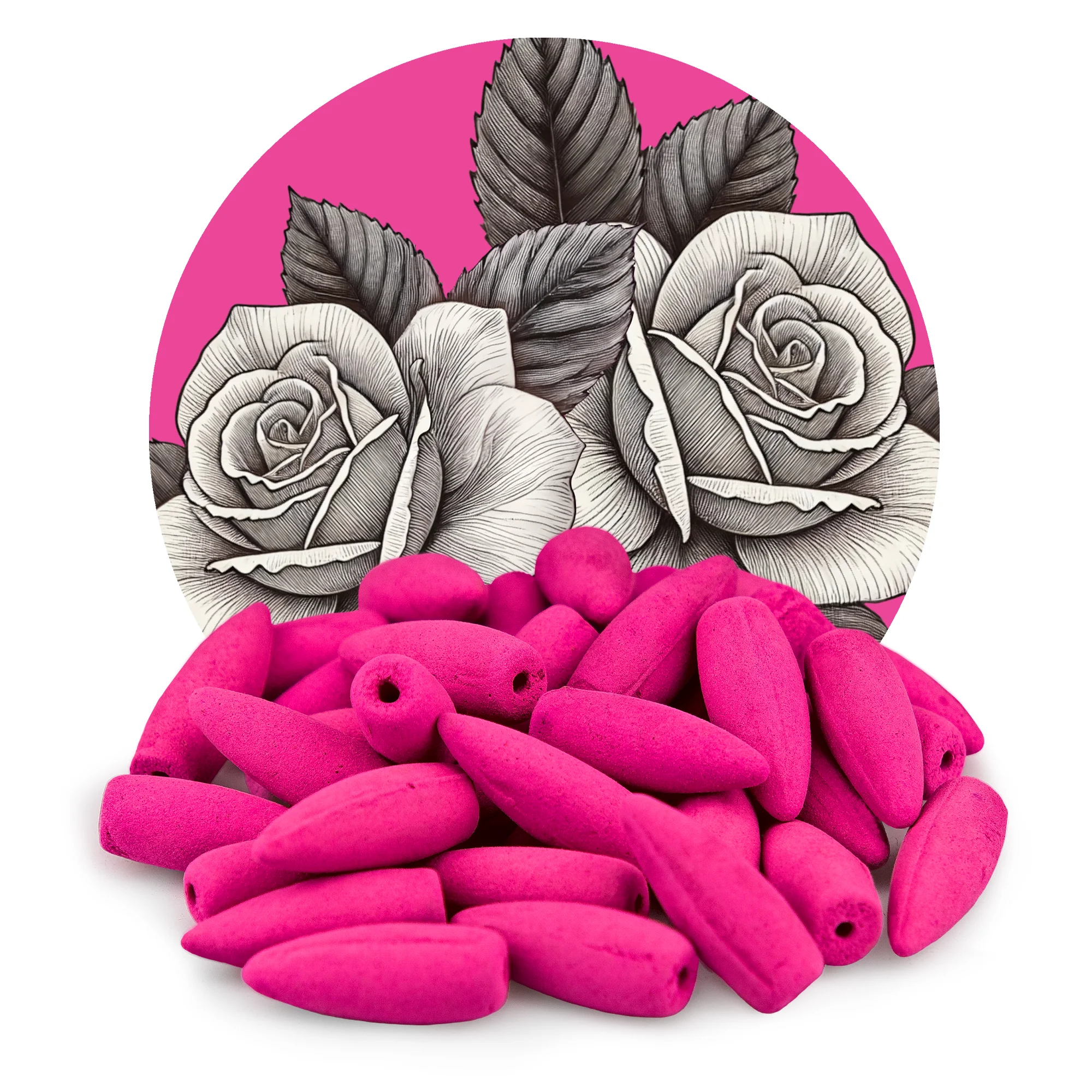 Kadzidełka Stożkowe - Róża Północy 1kg (450-500szt.)